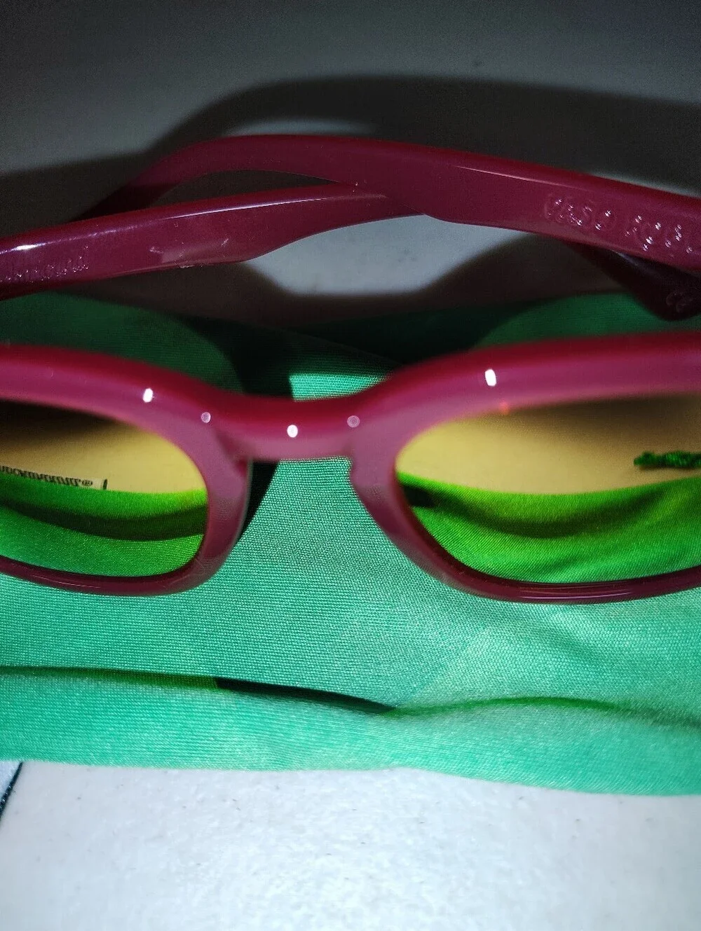 Knockaround Sunglasses - Classic Red Frames with Tinted Mirrored Lenses